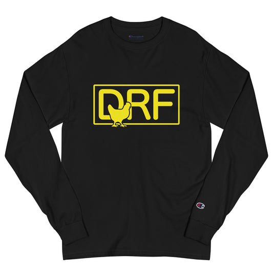 DRF Abbreviated Chicken Logo Champion Long Sleeve Shirt