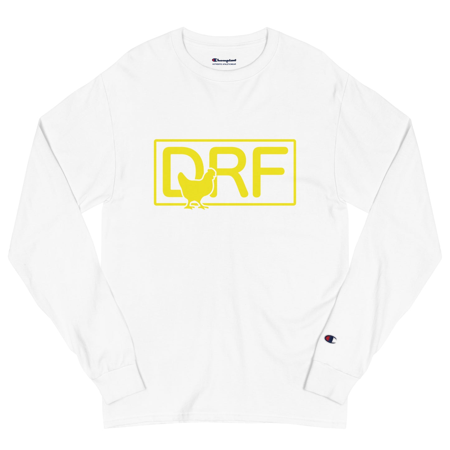 DRF Abbreviated Chicken Logo Champion Long Sleeve Shirt