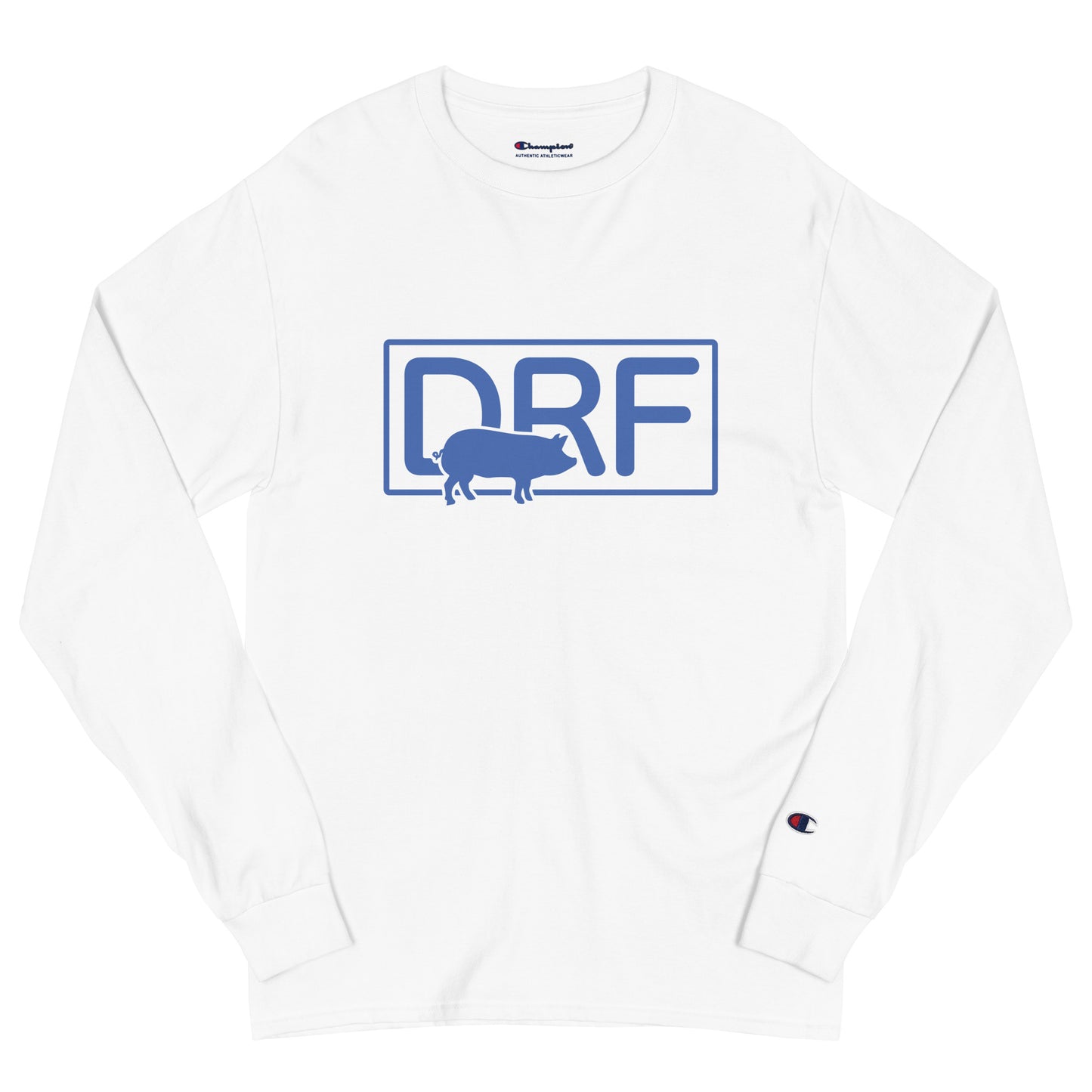 DRF Abbreviated Pork Logo Champion Long Sleeve Shirt