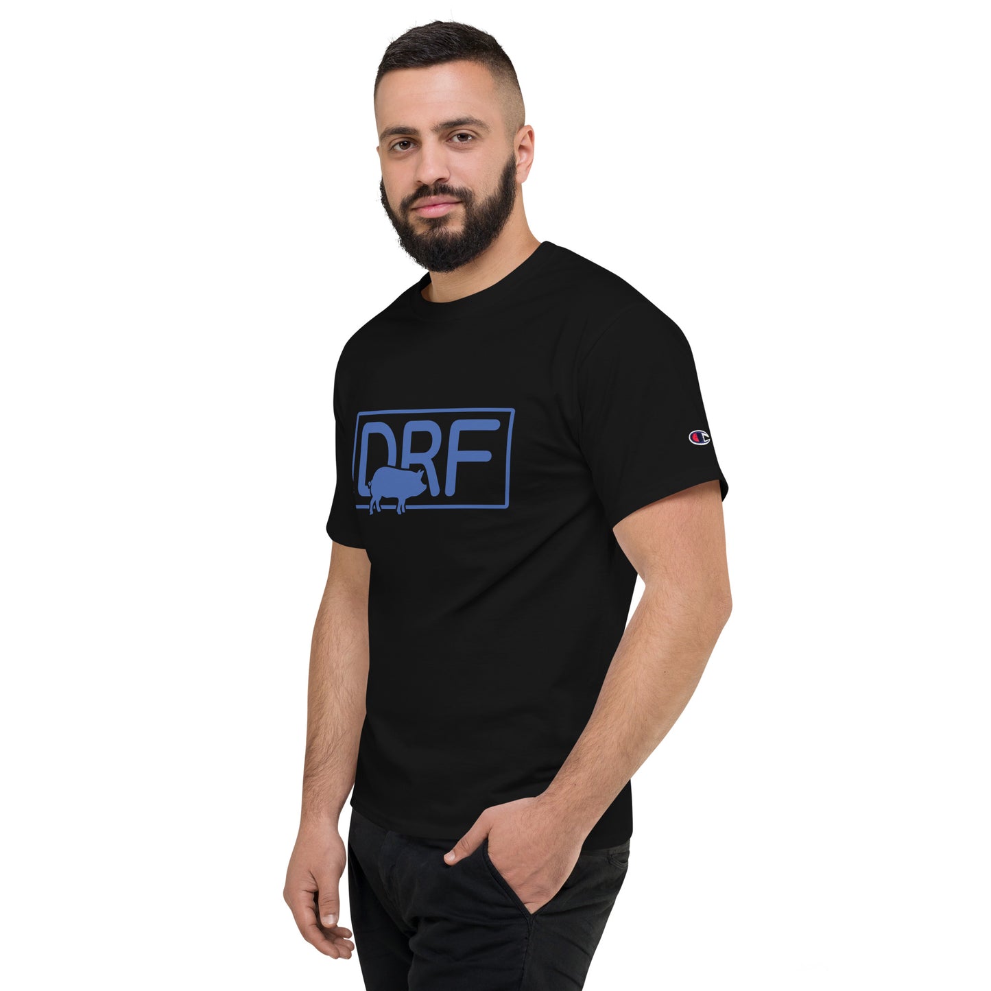 DRF Abbreviated Pork Logo Champion T-Shirt