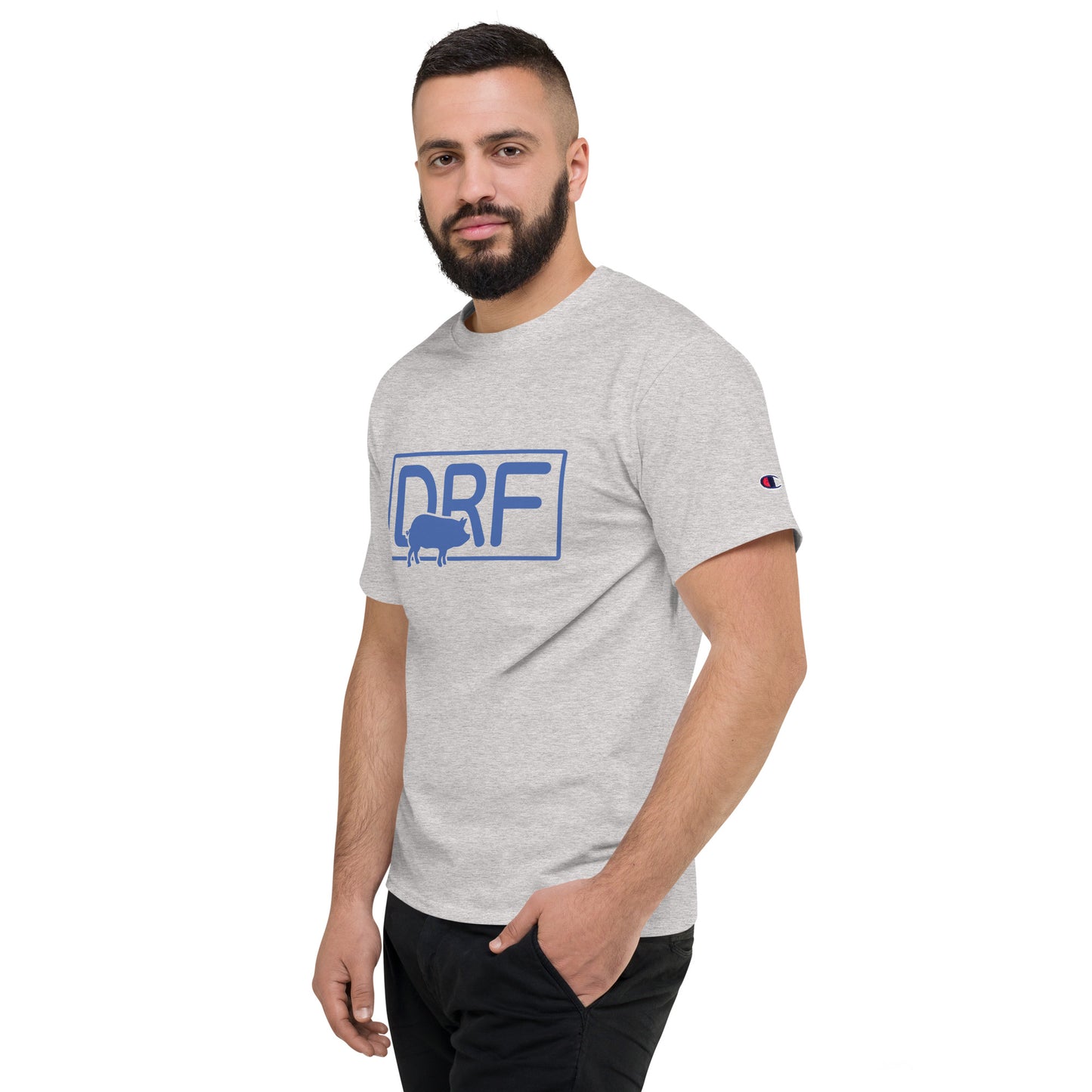DRF Abbreviated Pork Logo Champion T-Shirt