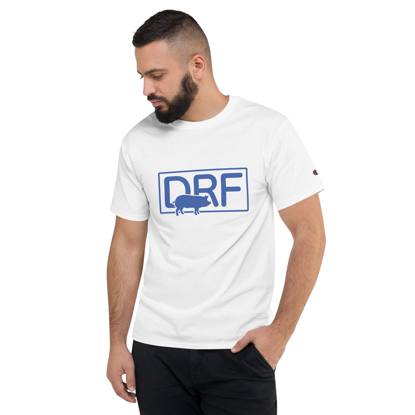 DRF Abbreviated Pork Logo Champion T-Shirt