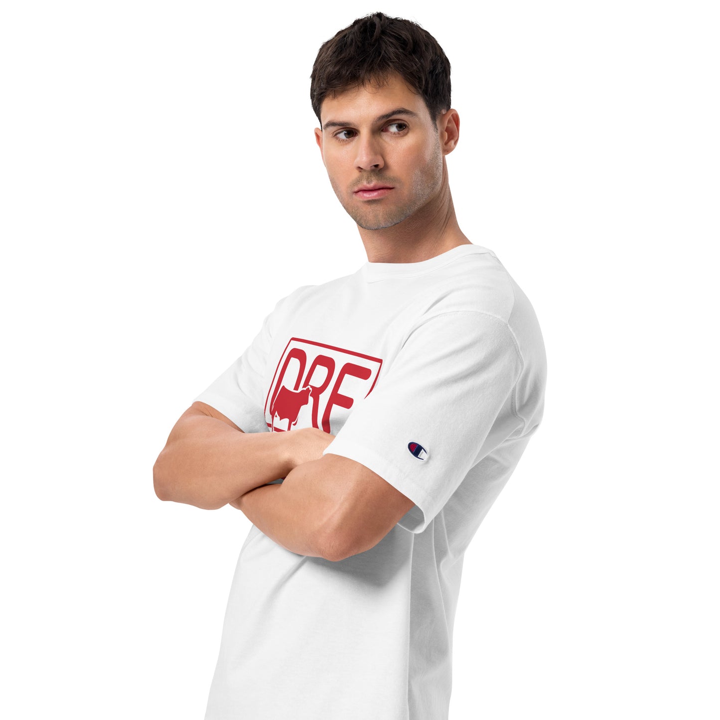 DRF Abbreviated Beef Logo Champion T-Shirt