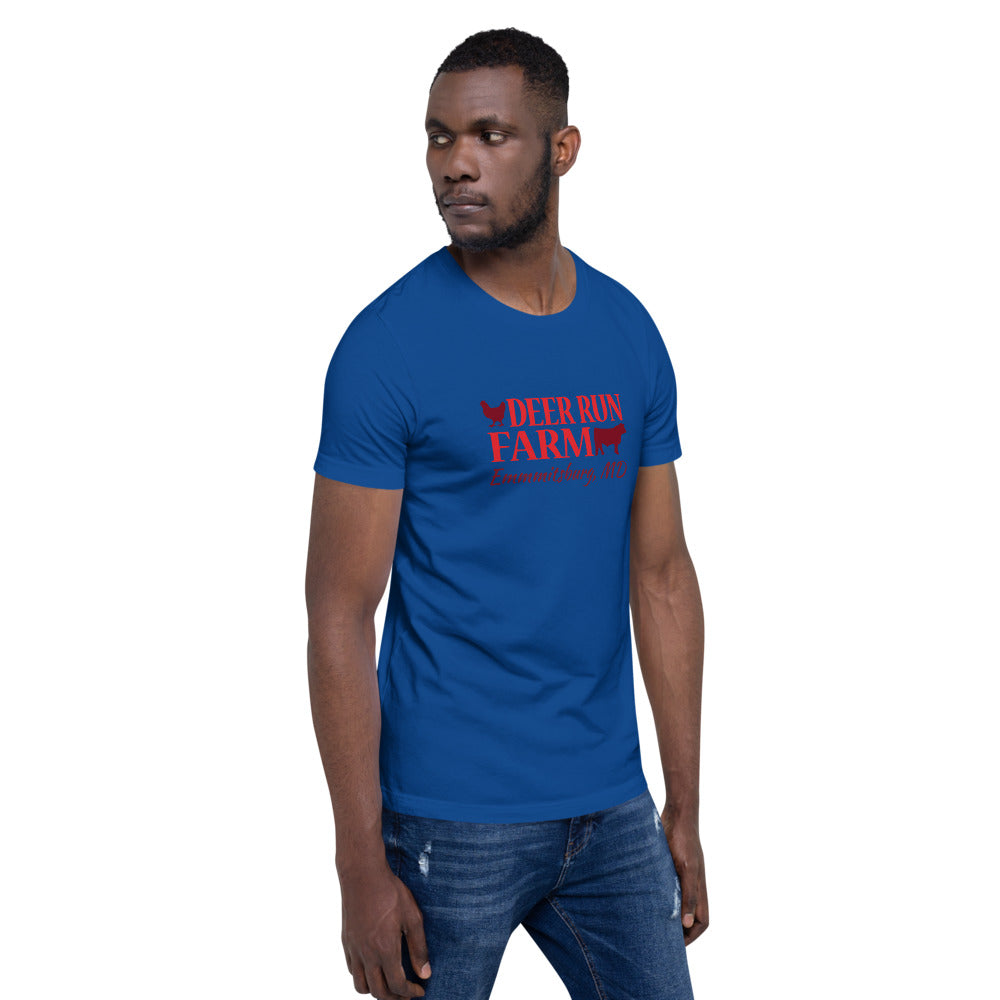 Short-Sleeve Unisex Deer Run Farm T-Shirt