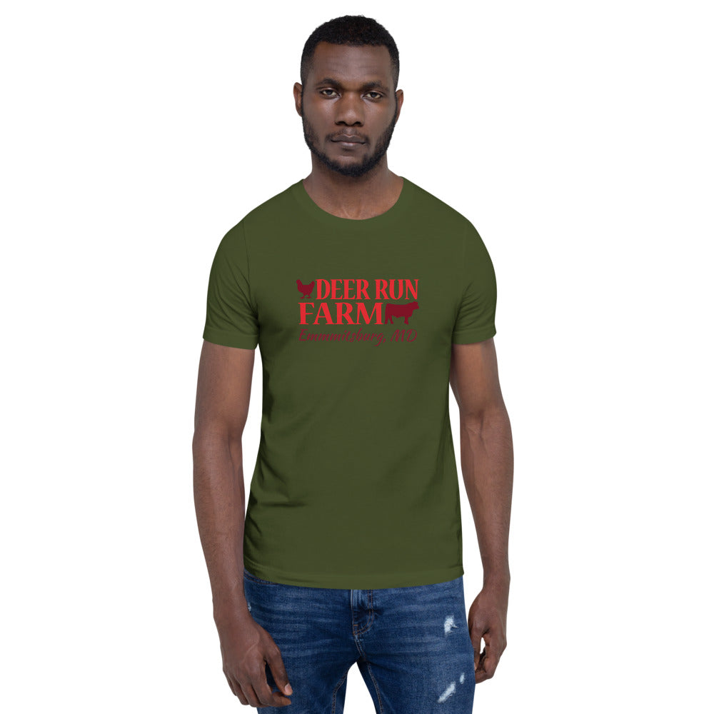Short-Sleeve Unisex Deer Run Farm T-Shirt