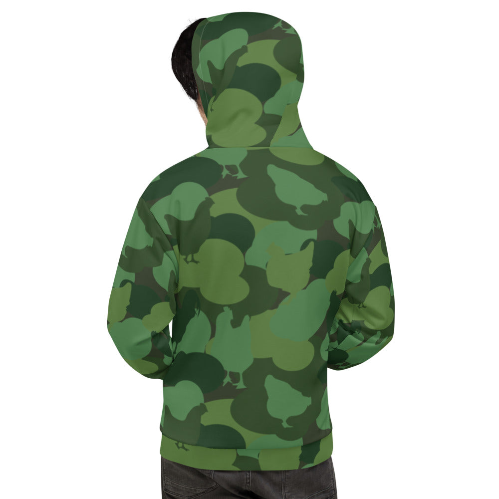 Unisex Chicken Camo Hoodie