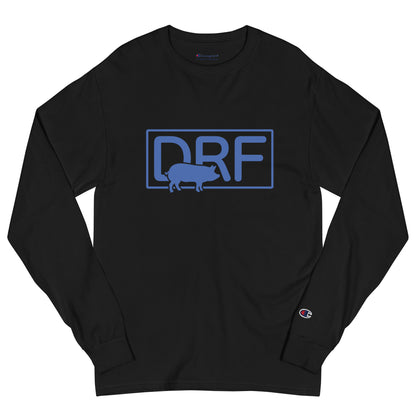 DRF Abbreviated Pork Logo Champion Long Sleeve Shirt