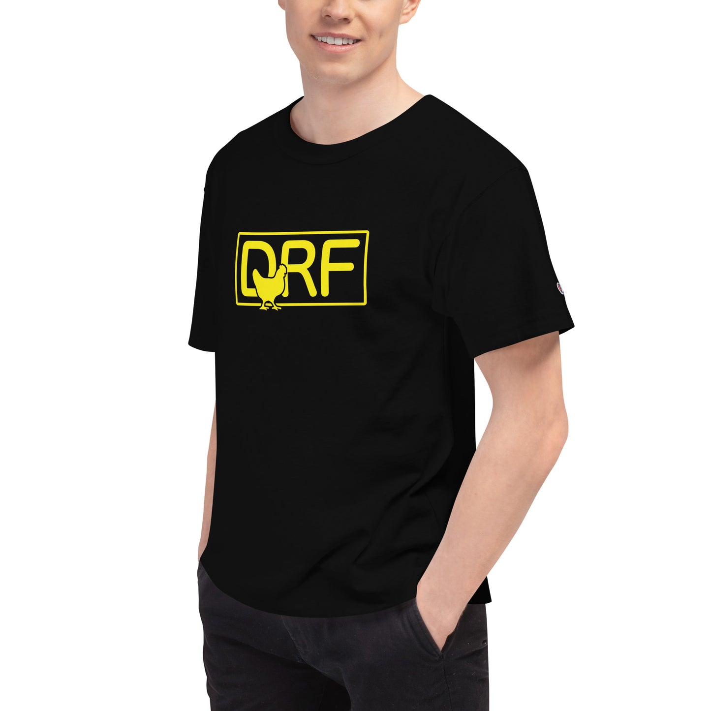 DRF Abbreviated Chicken Logo Champion T-Shirt
