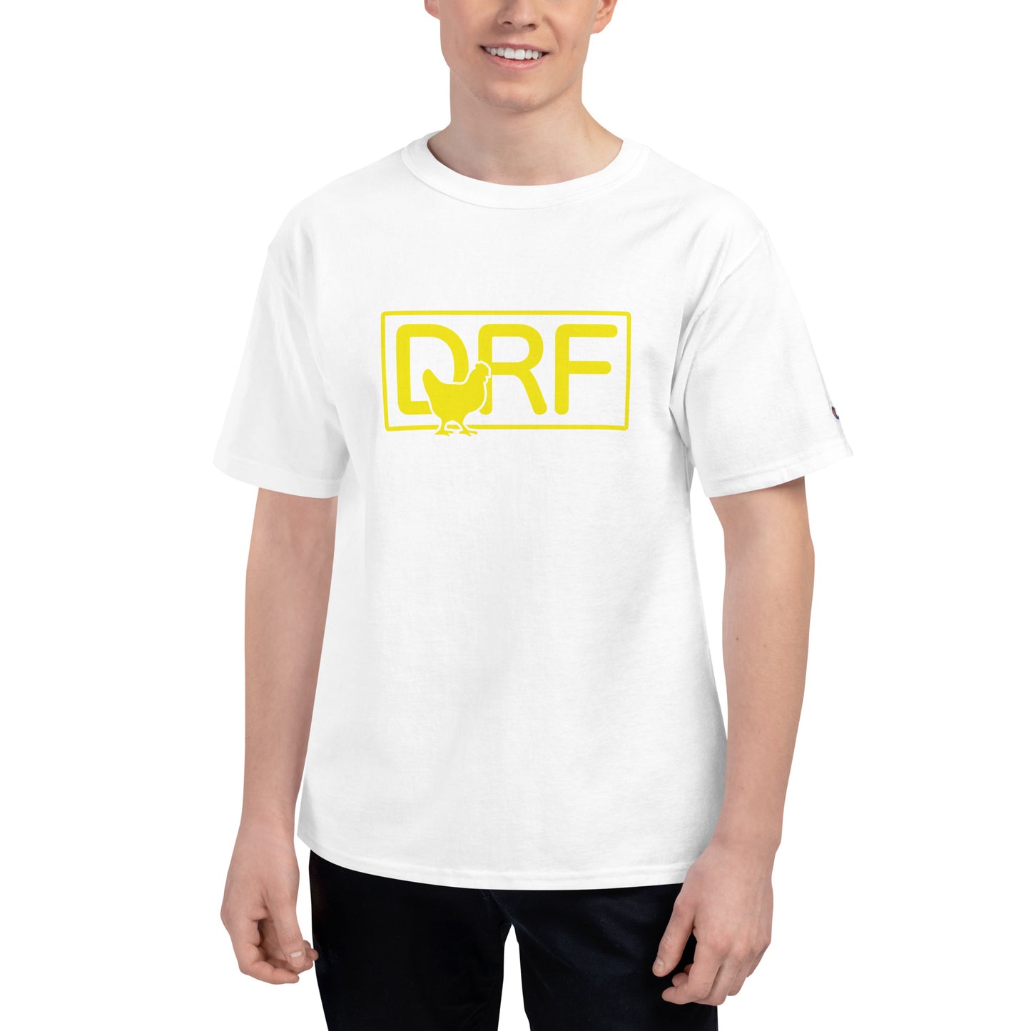 DRF Abbreviated Chicken Logo Champion T-Shirt