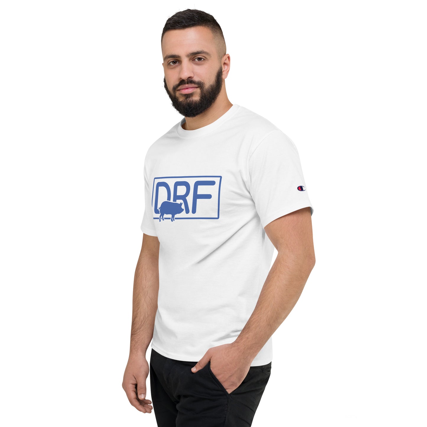 DRF Abbreviated Pork Logo Champion T-Shirt