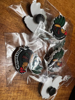 DRF Rooster Croc Charm