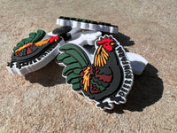 DRF Rooster Croc Charm