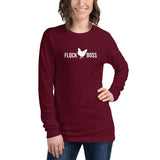Unisex Long Sleeve Flock Boss Tee