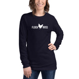 Unisex Long Sleeve Flock Boss Tee